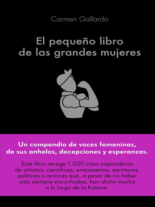Title details for El pequeño libro de las grandes mujeres by Carmen Gallardo - Available